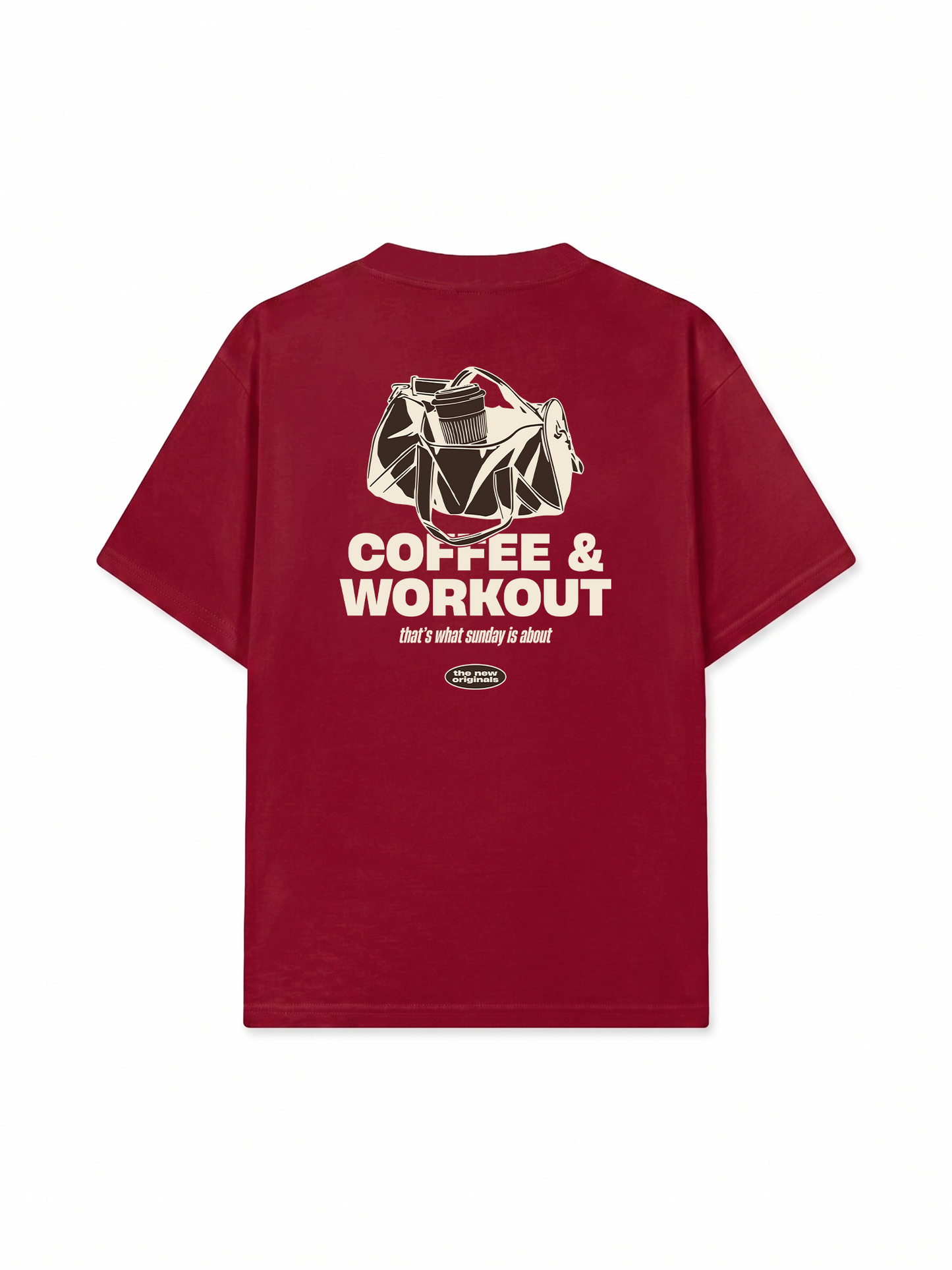 Áo Thun Relaxed Fit Coffee & Workout
