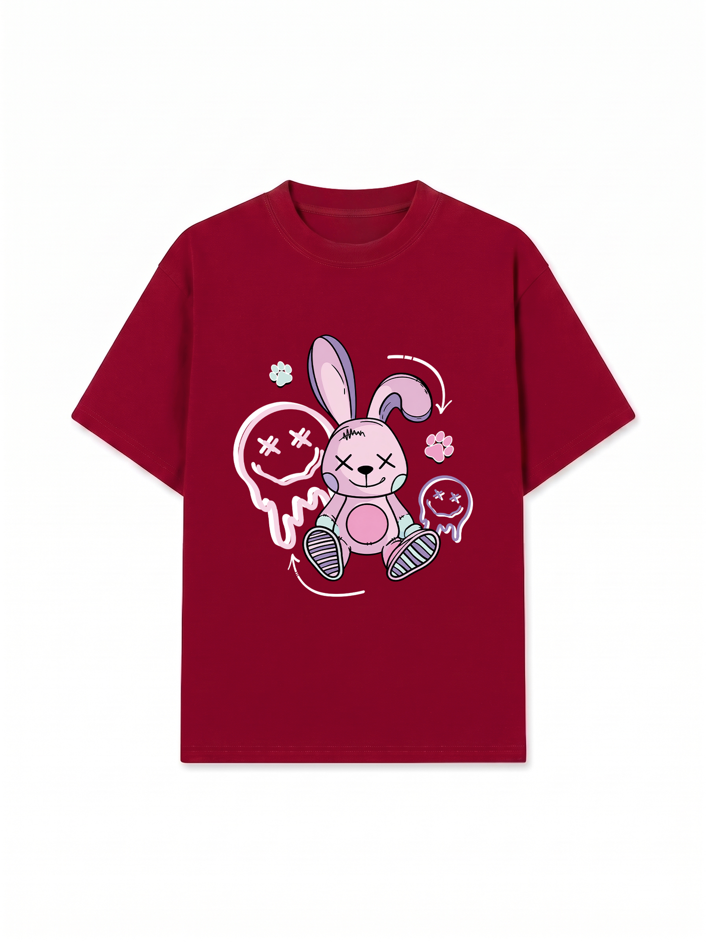 Áo Thun Relaxed Fit Rabbit Smile Face