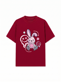 Áo Thun Relaxed Fit Rabbit Smile Face