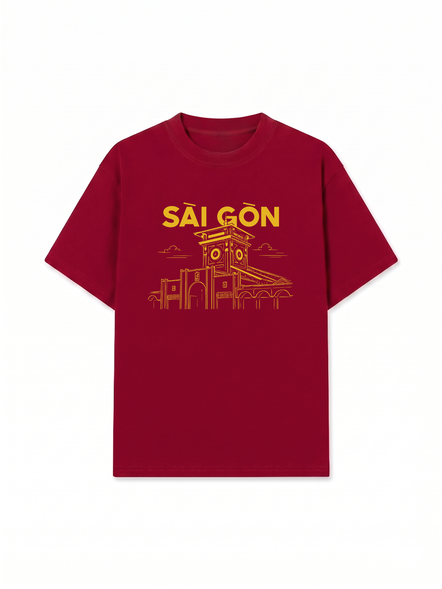 Áo Thun Relaxed Fit Chợ Bến Thành Sài Gòn