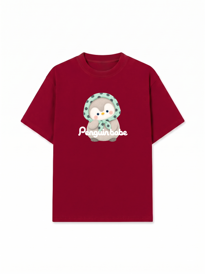 Áo Thun Relaxed Fit Penguin Babe