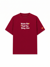 Áo Thun Relaxed Fit Khiêm Tốn, Thật Thà, Dũng Cảm