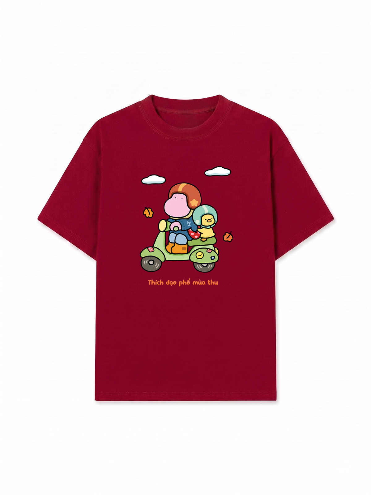 Áo Thun Relaxed Fit Thích Dạo Phố Mùa Thu
