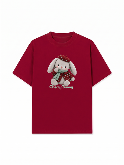 Áo Thun Relaxed Fit Cherry Bunny