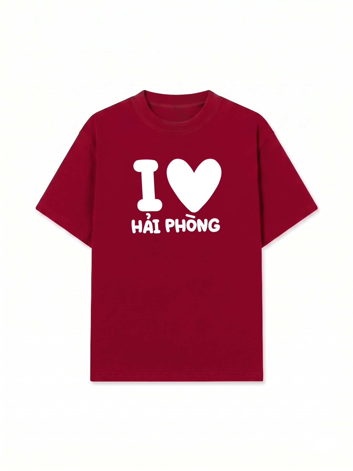 Áo Thun Relaxed Fit I Love Hải Phòng