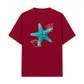 Áo Thun Relaxed Fit  Blue Tiffany Starfish