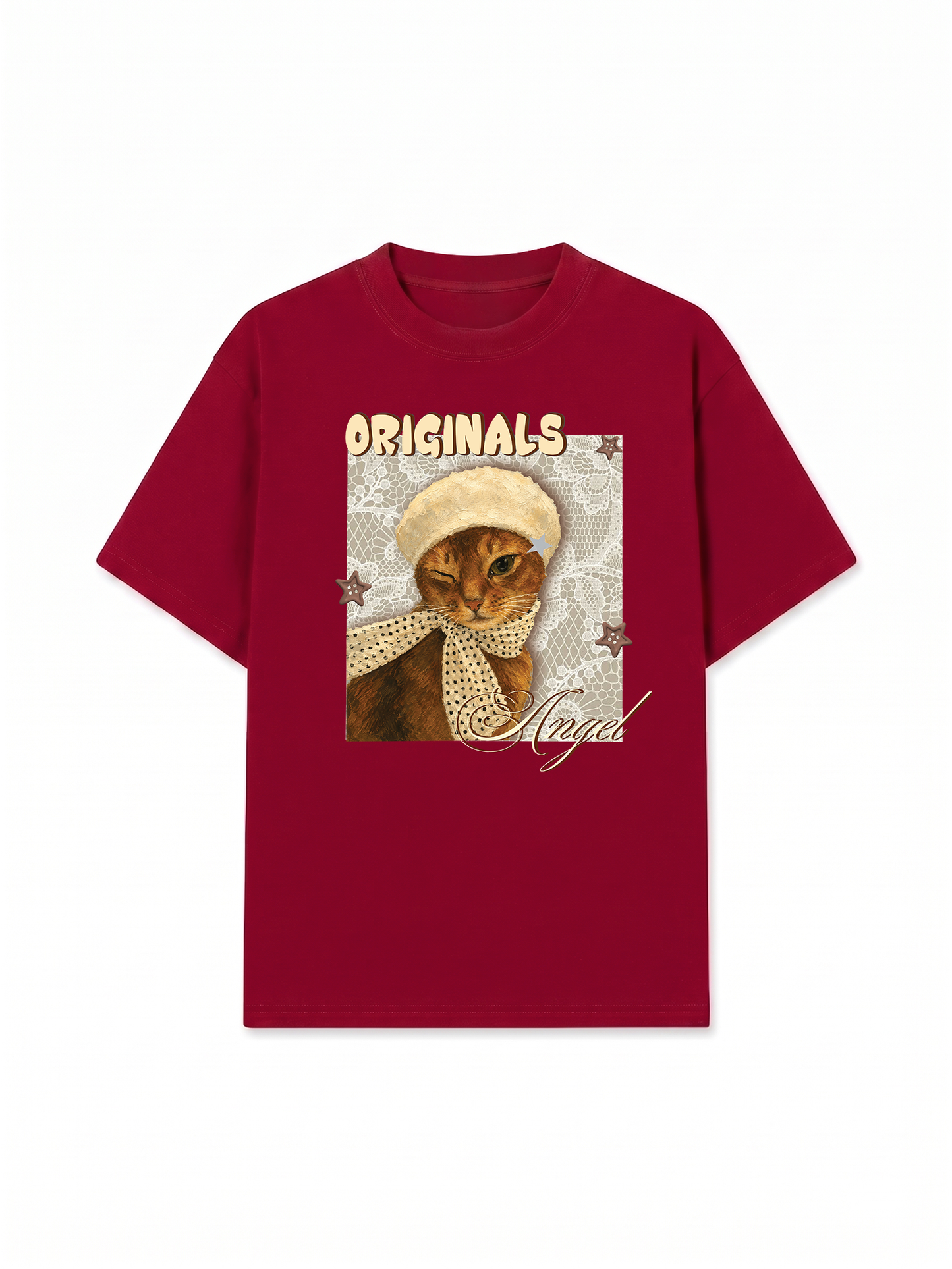 Áo Thun Relaxed Fit Originals Angle Meow