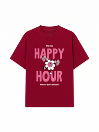 Áo Thun Relaxed Fit Happy Hour
