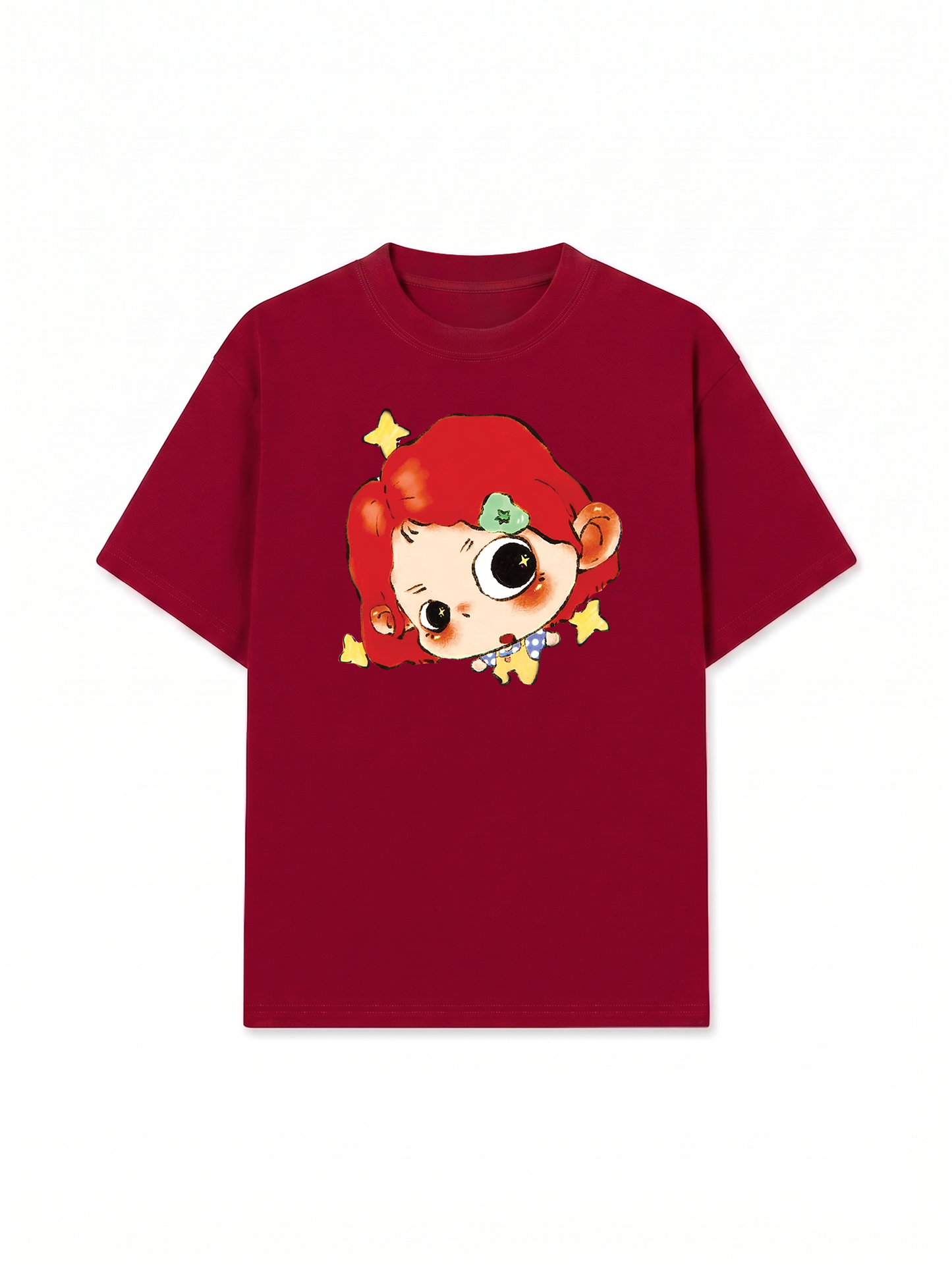 Áo Thun Relaxed Fit Red Hair Babae
