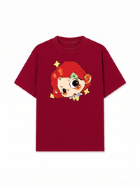 Áo Thun Relaxed Fit Red Hair Babae