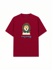 Áo Thun Relaxed Fit Blue Tiffany Cozy Puppy