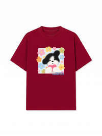 Áo Thun Relaxed Fit Flower Puppy