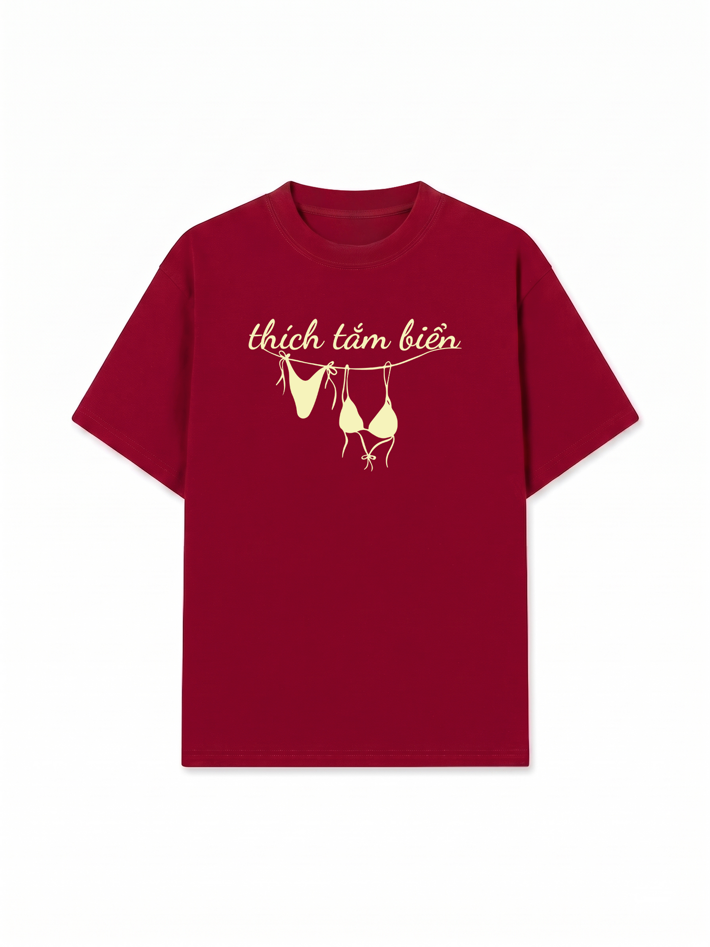 Áo Thun Relaxed Fit Thích Tắm Biển
