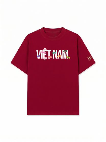 Áo Thun Relaxed Fit Việt Nam 7 Tỉnh Thành