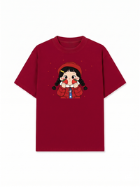 Áo Thun Relaxed Fit Dolly Girl Cute Strawberry Girl