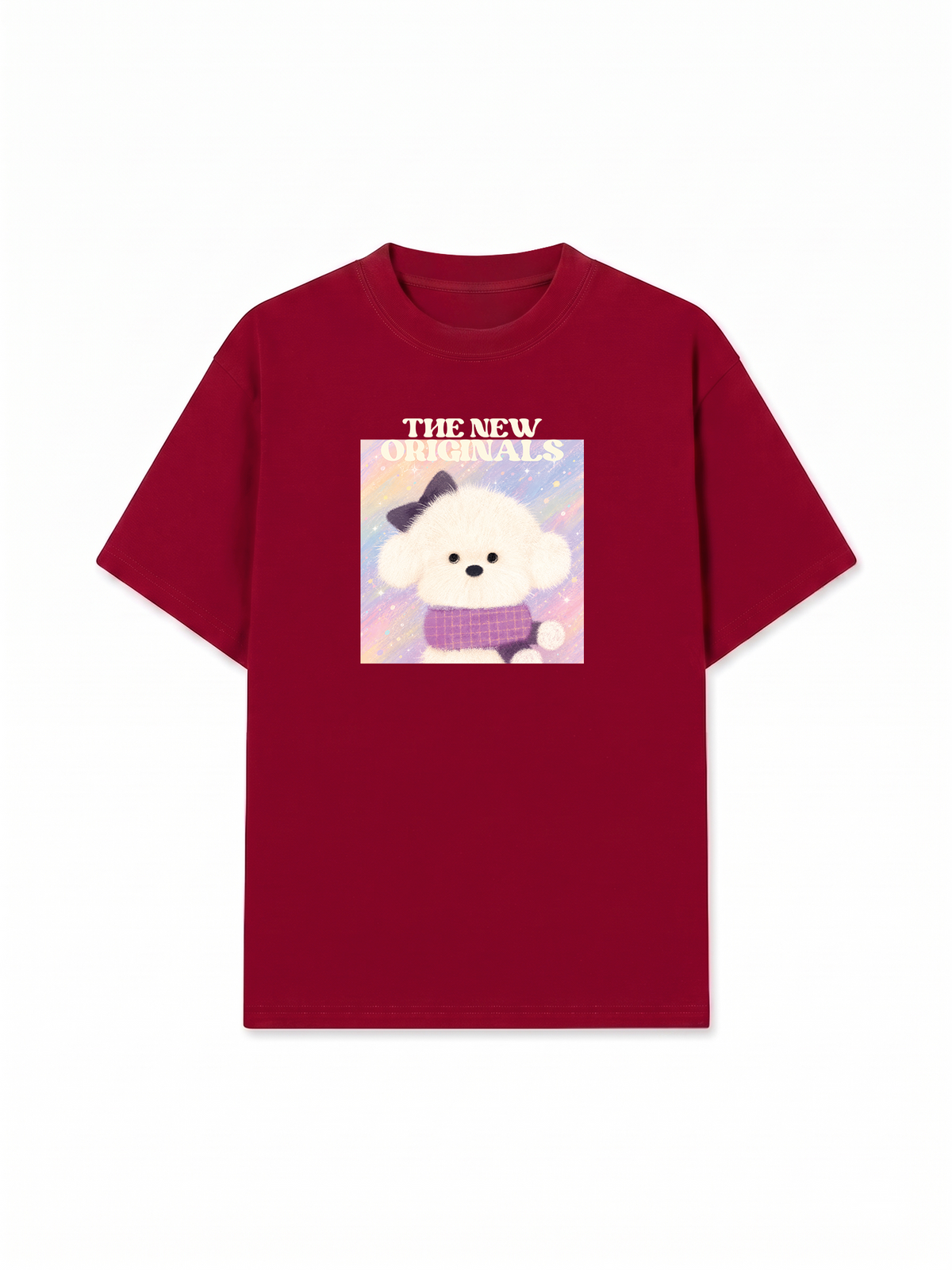 Áo Thun Relaxed Fit Purple Puppy