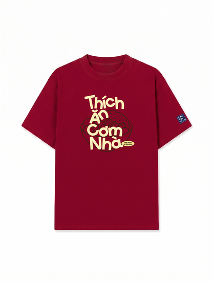 Áo Thun Relaxed Fit Thích Ăn Cơm Nhà