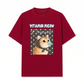 Áo Thun Relaxed Fit Vitamin Meow Blue Tiffany