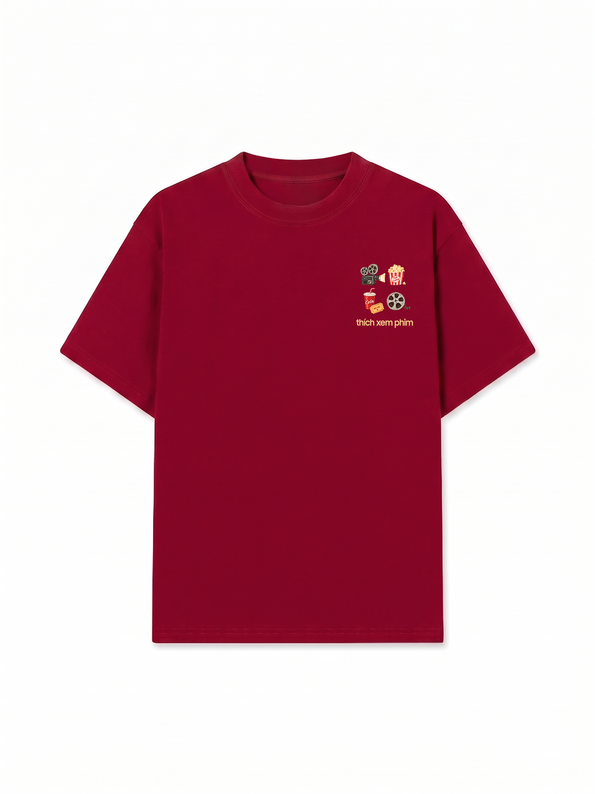 Áo Thun Relaxed Fit Thích Xem Phim