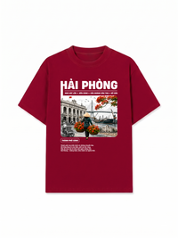 Áo Thun Relaxed Fit Thành Phố Cảng