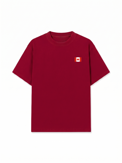 Áo Thun Relaxed Fit Canada Flag