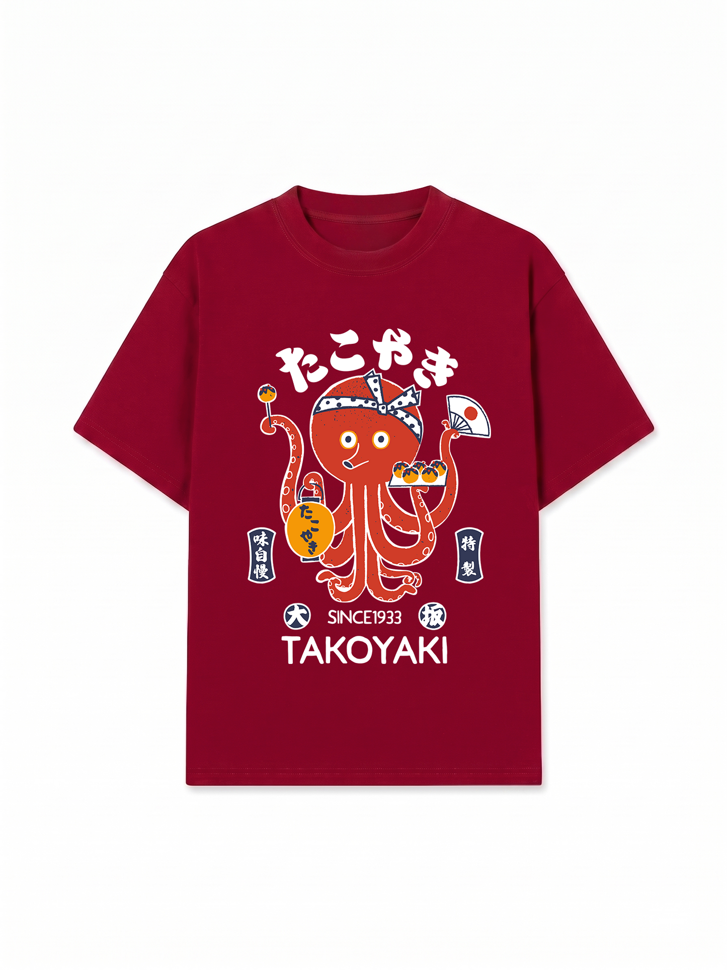 Áo Thun Relaxed Fit Takoyaki Chan