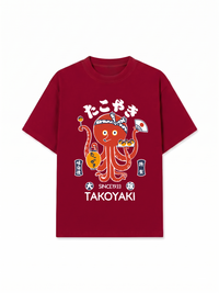 Áo Thun Relaxed Fit Takoyaki Chan