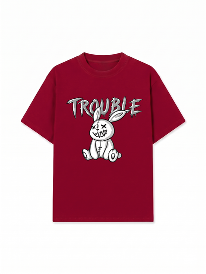 Áo Thun Relaxed Fit Trouble