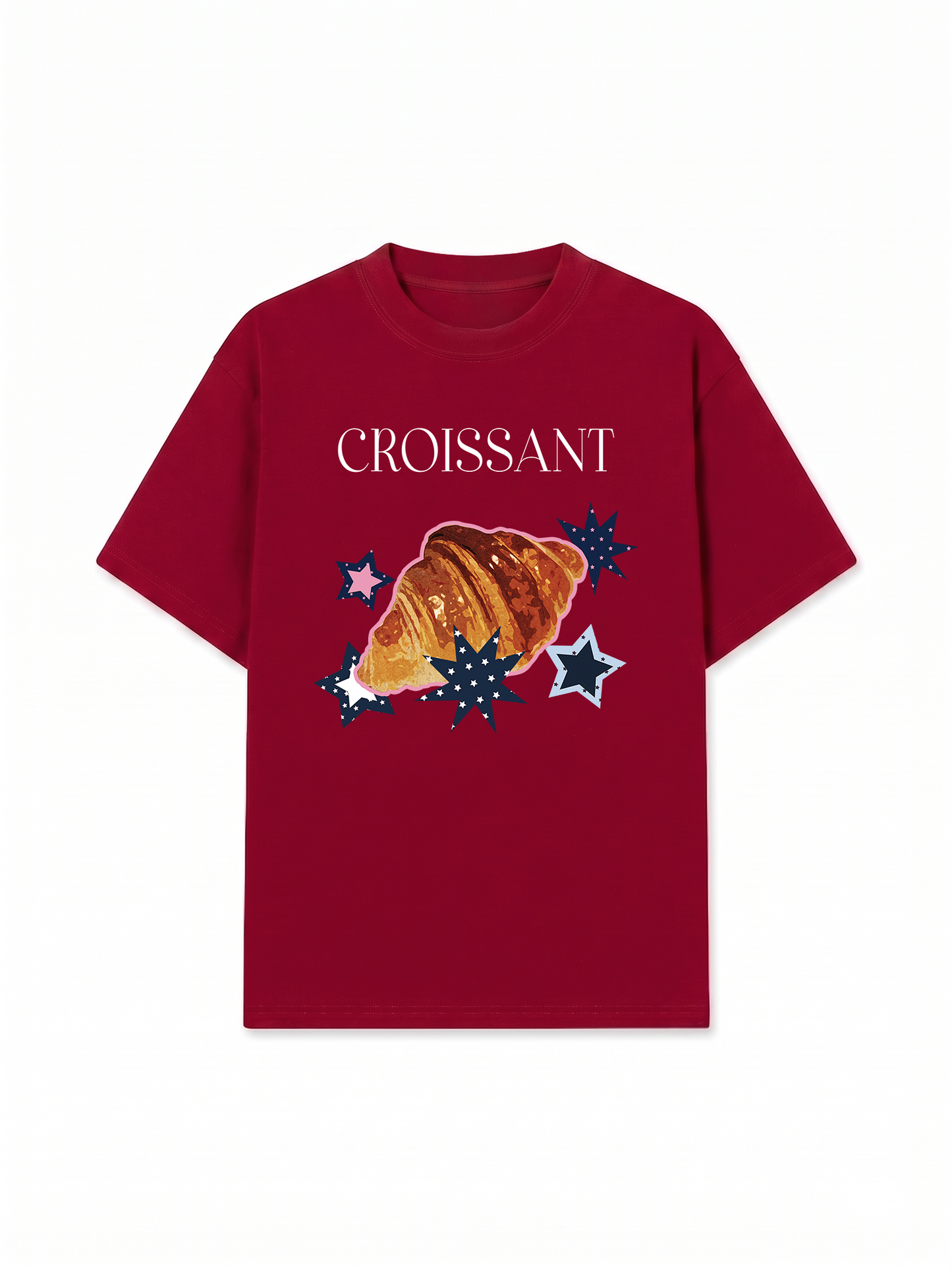 Áo Thun Relaxed Fit Croissant Y2K