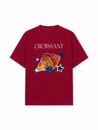 Áo Thun Relaxed Fit Croissant Y2K