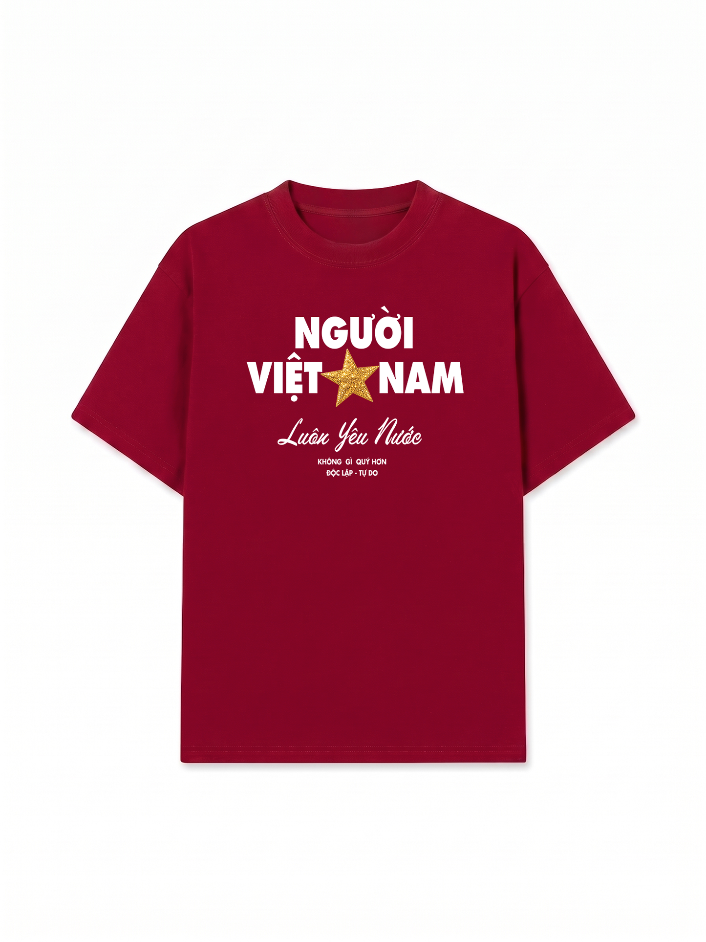 Áo Thun Relaxed Fit Người Việt Nam - Luôn Yêu Nước