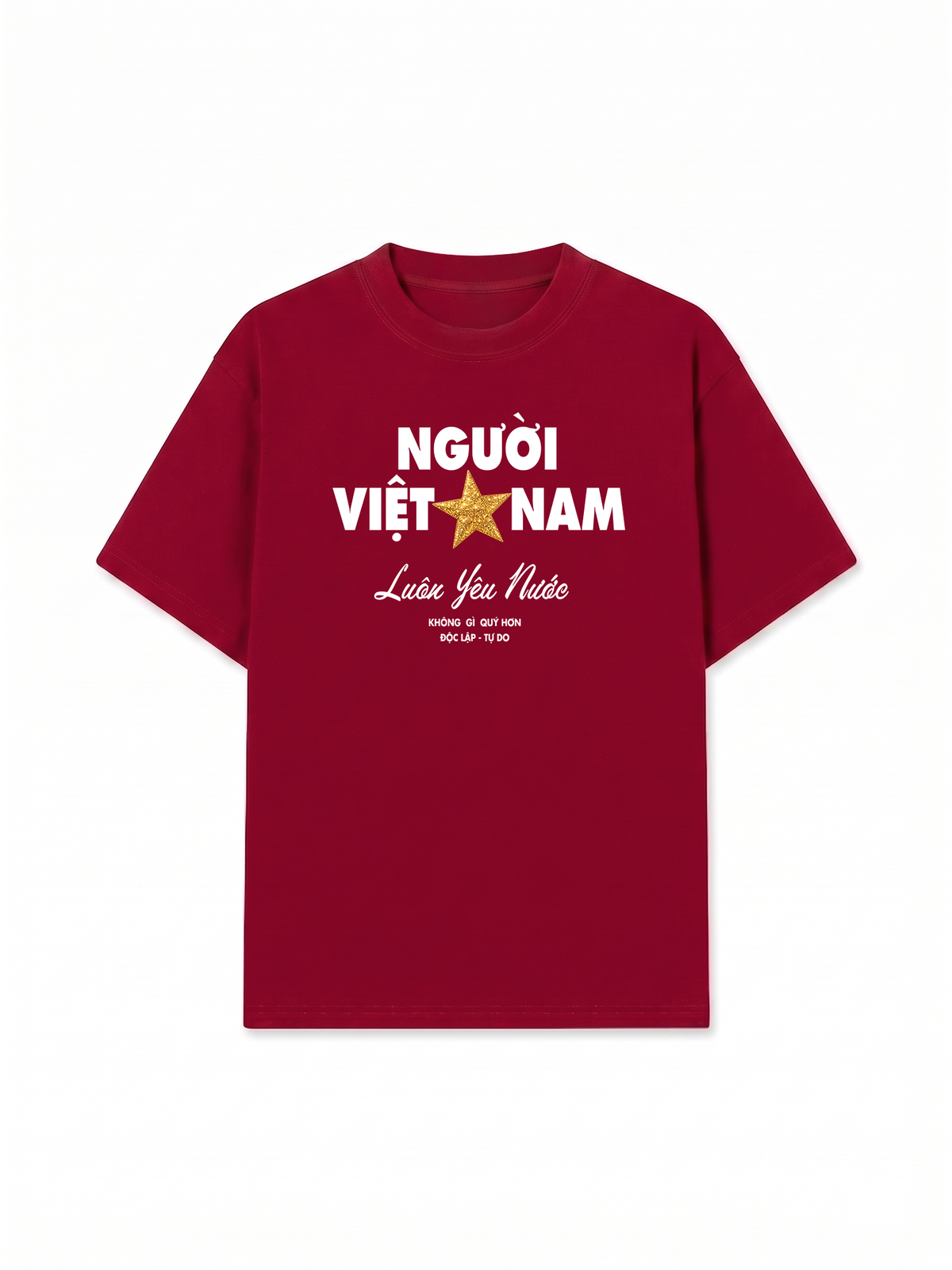 Áo Thun Relaxed Fit Người Việt Nam - Luôn Yêu Nước