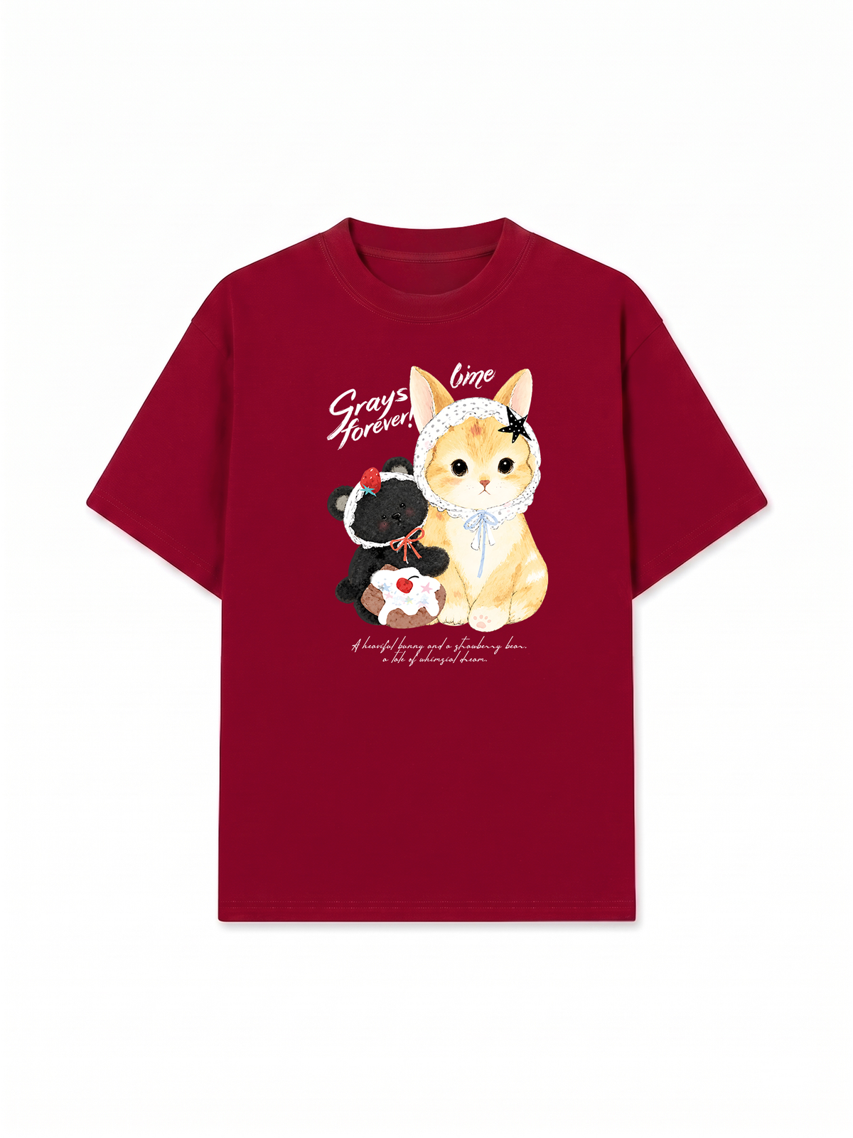 Áo Thun Relaxed Fit Bear And Bunny