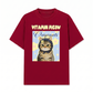 Áo Thun Relaxed Fit Cutie Vitamin Meow Yellow Flower