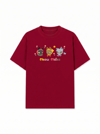 Áo Thun Relaxed Fit Meow Mates