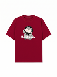 Áo Thun Relaxed Fit Happy Penguin