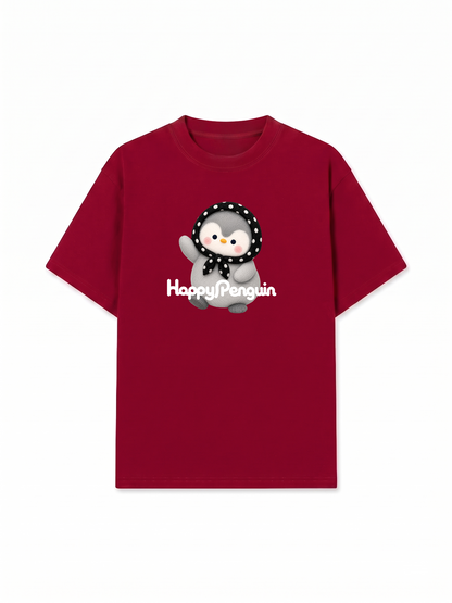 Áo Thun Relaxed Fit Happy Penguin