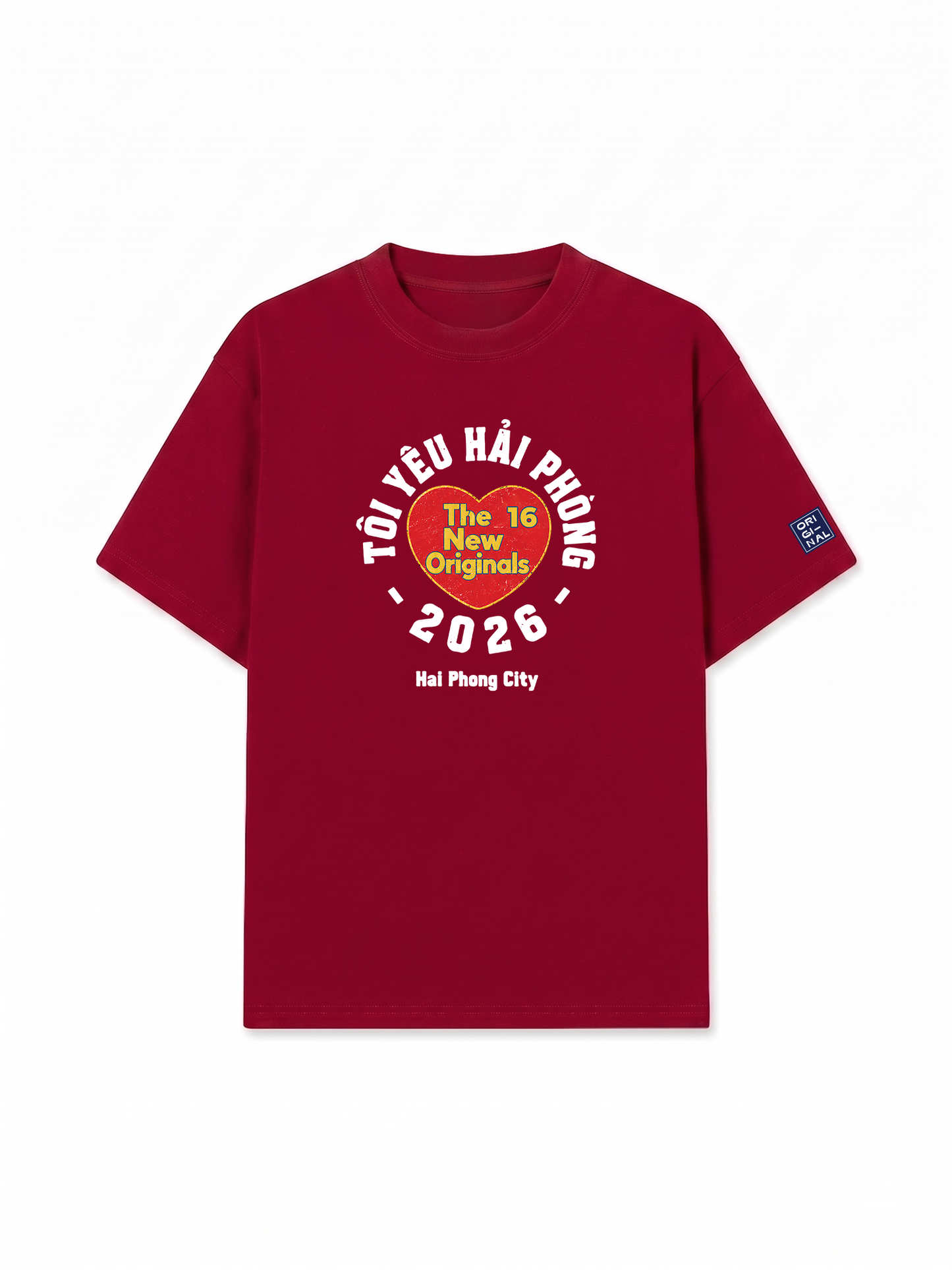 Áo Thun Relaxed Fit Tôi Yêu Hải Phòng
