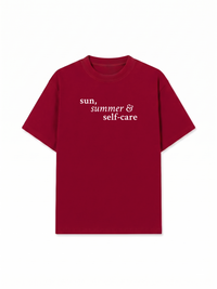 Áo Thun Relaxed Fit Sun Summer & Self Care