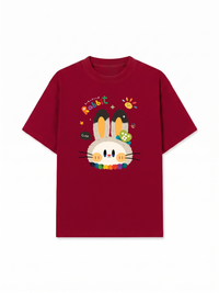 Áo Thun Relaxed Fit Rainbow Rabbit