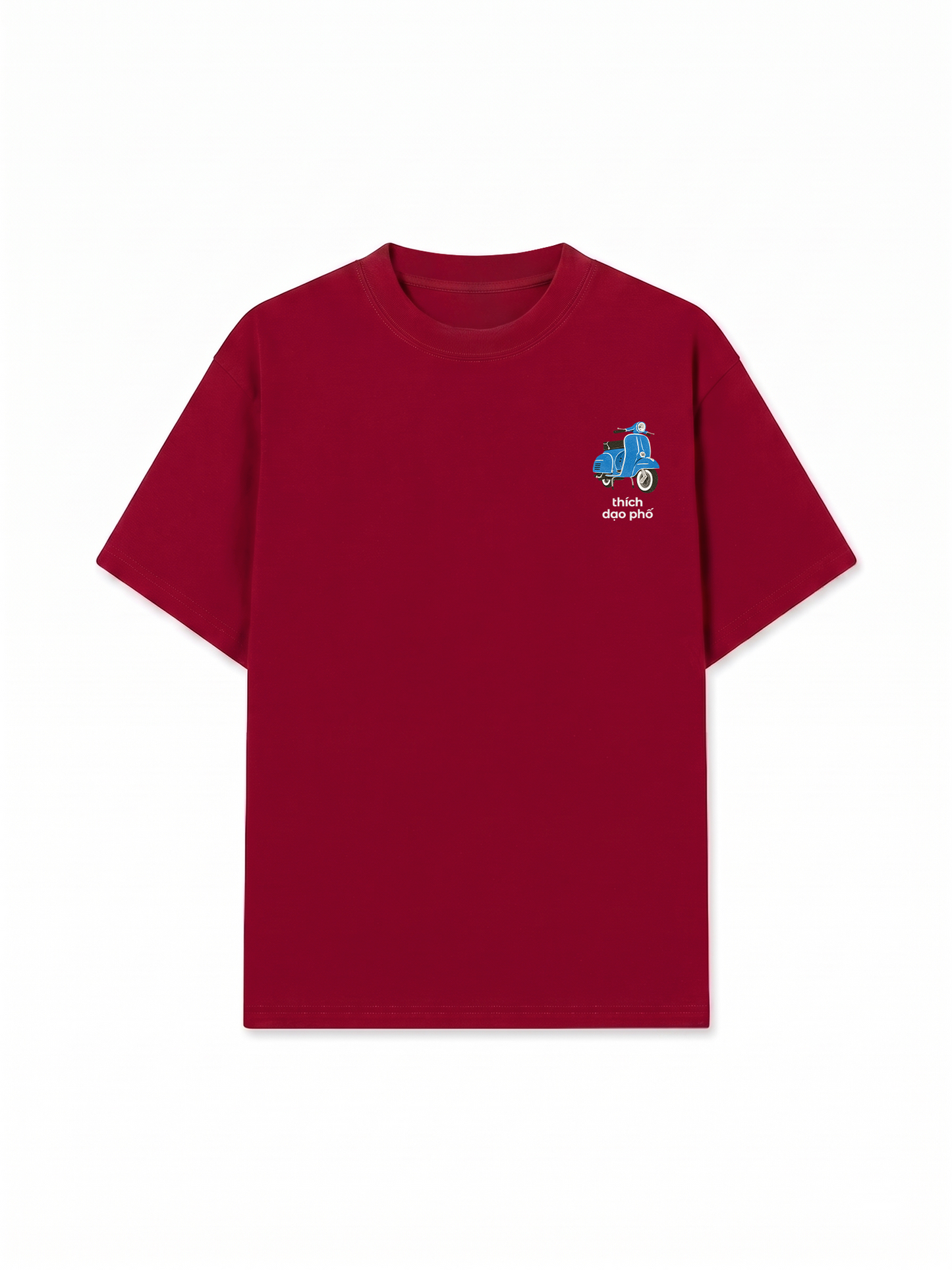 Áo Thun Relaxed Fit Thích Dạo Phố Blue