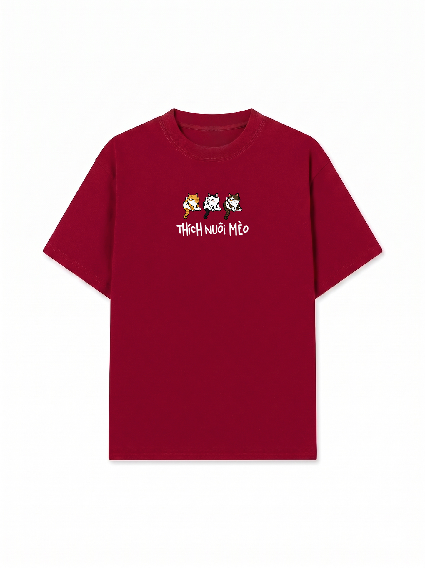 Áo Thun Relaxed Fit Thích Nuôi Mèo