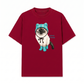 Áo Thun Relaxed Fit Working O'ttreats Blue Tiffany Meow