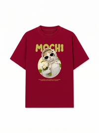 Áo Thun Relaxed Fit Mochi Cat