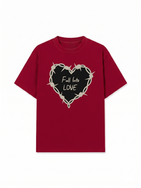 Áo Thun Relaxed Fit Fall Into Love