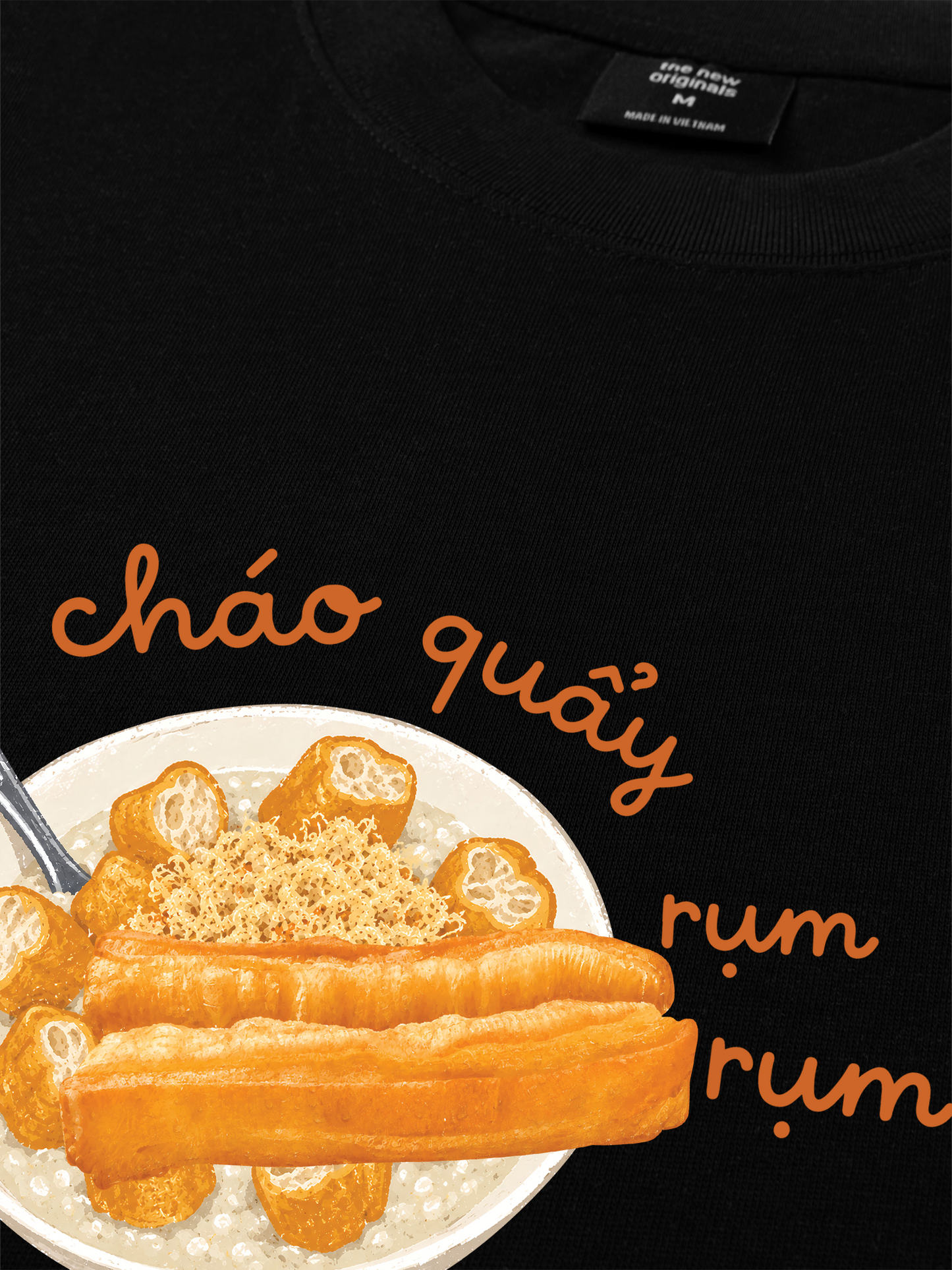 Áo Thun Relaxed Fit Cháo Quẩy