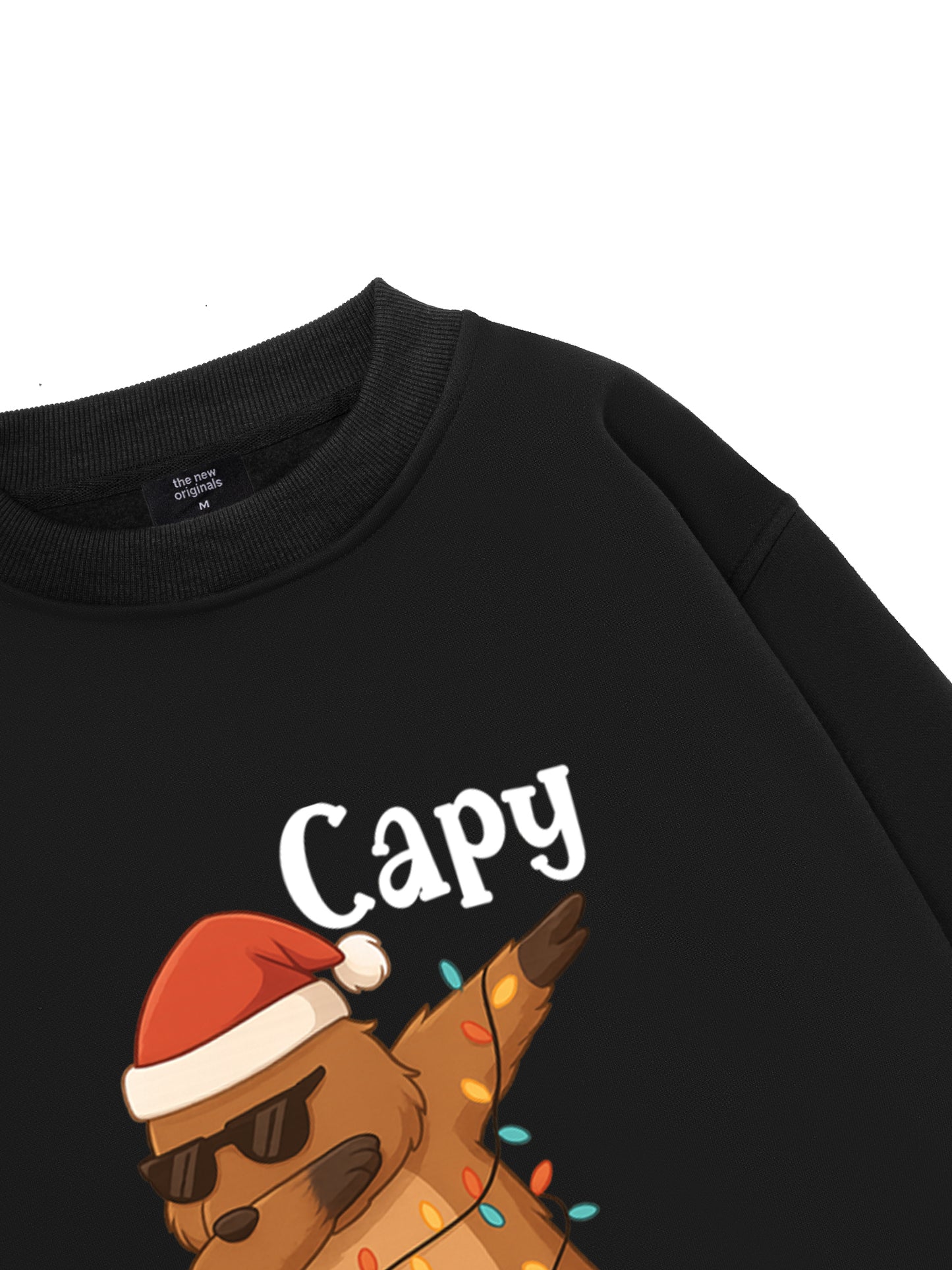 Capy Christmas Dab  Sweater