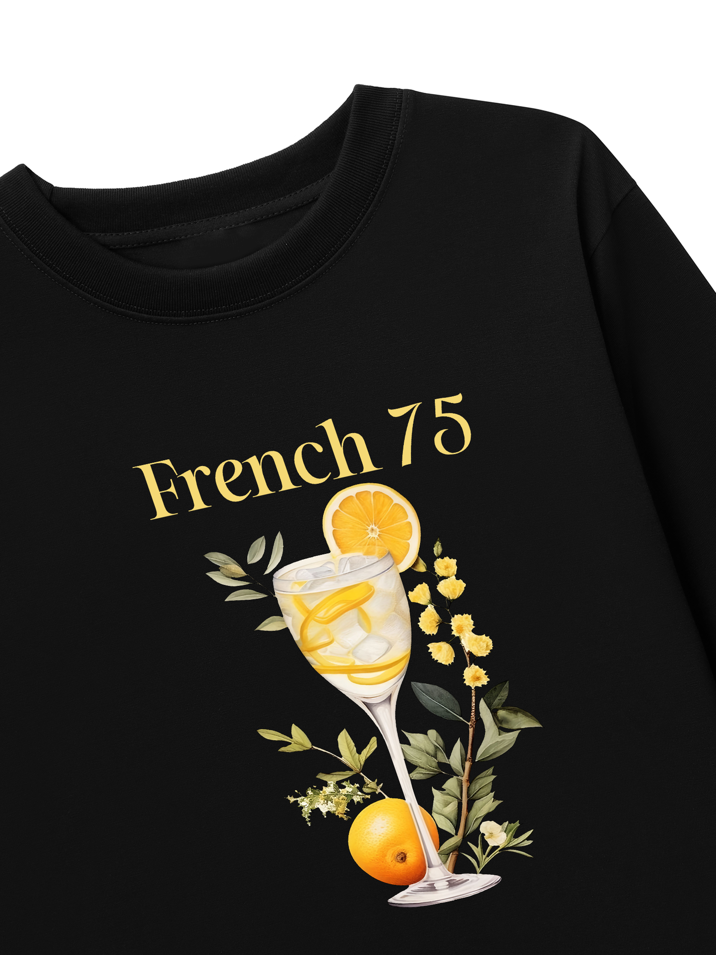 Áo Thun Dài Tay French 75 Cocktail