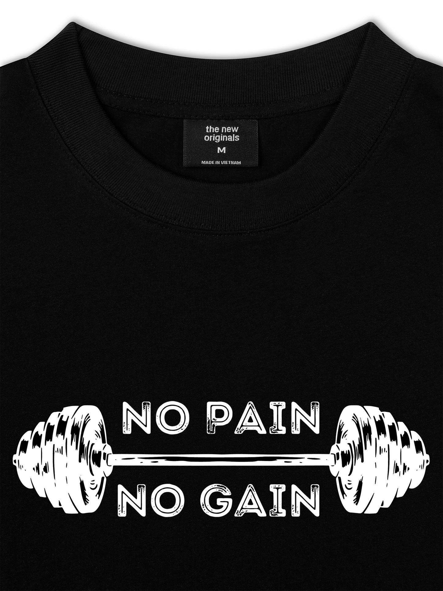 Áo Thun Relaxed Fit No Pain No Gain