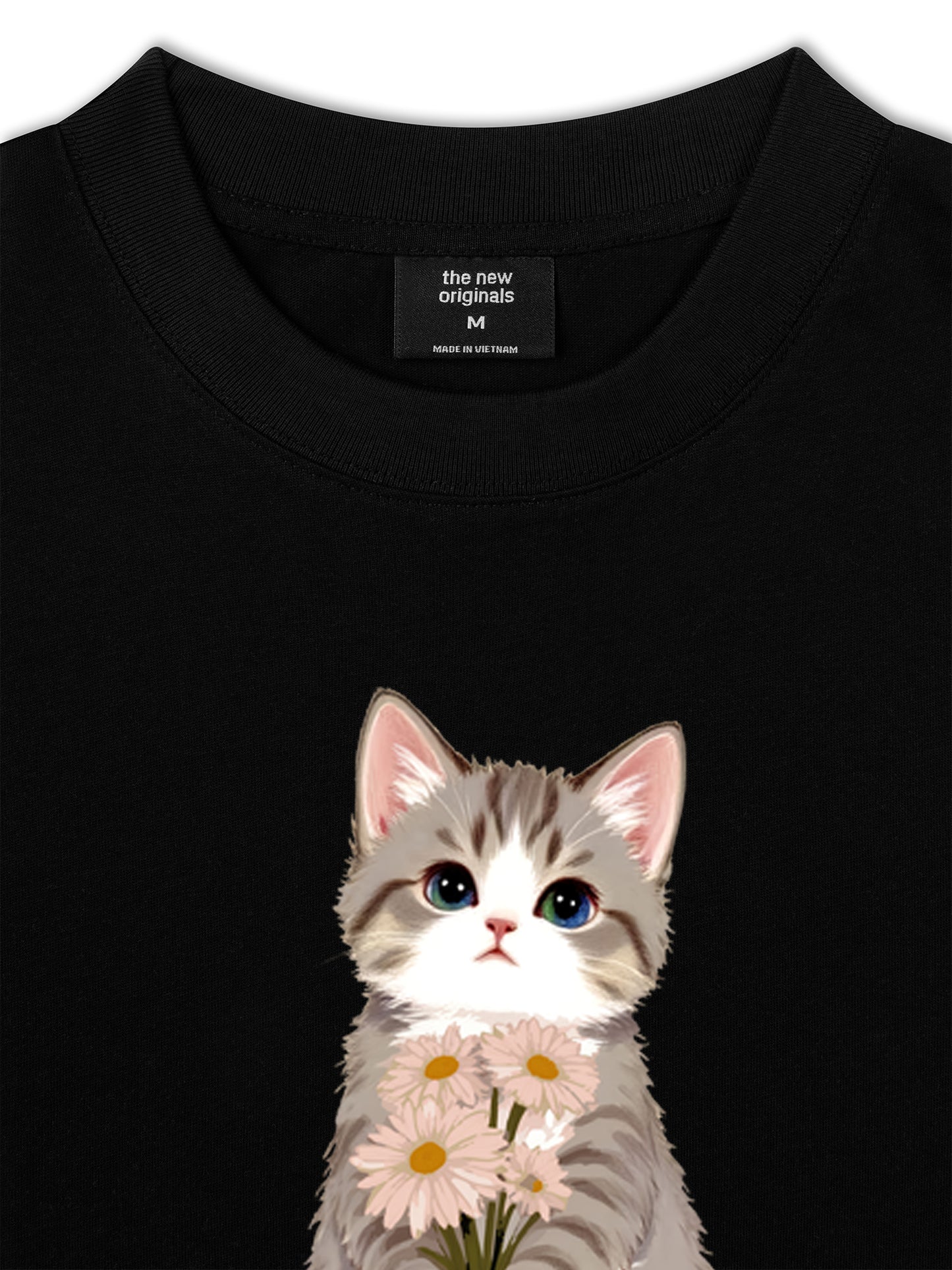 Áo Thun Relaxed Fit  Blooming Kitty